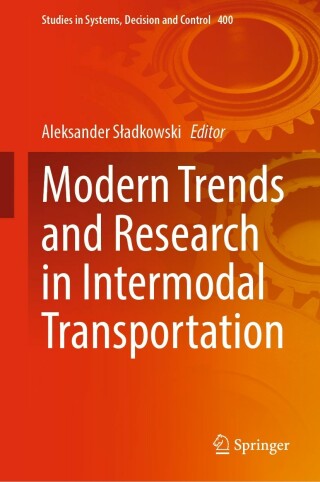 Cover image: Modern Trends and Research in Intermodal Transportation 9783030871192