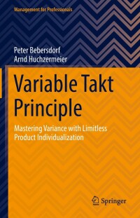Cover image: Variable Takt Principle 9783030871697