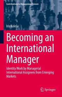 Cover image: Becoming an International Manager 9783030873943