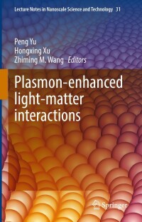 Imagen de portada: Plasmon-enhanced light-matter interactions 9783030875435