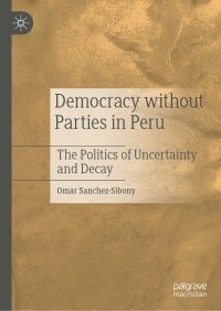 Cover image: Democracy without Parties in Peru 9783030875787