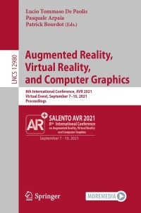 Imagen de portada: Augmented Reality, Virtual Reality, and Computer Graphics 9783030875947