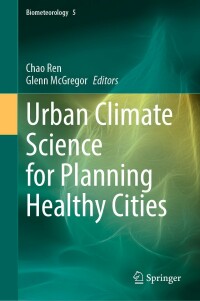 Cover image: Urban Climate Science for Planning Healthy Cities 9783030875978
