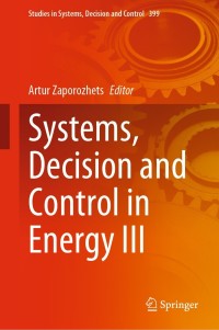 Cover image: Systems, Decision and Control in Energy III 9783030876746