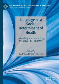 Immagine di copertina: Language as a Social Determinant of Health 9783030878160