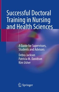 Cover image: Successful Doctoral Training in Nursing and Health Sciences 9783030879457