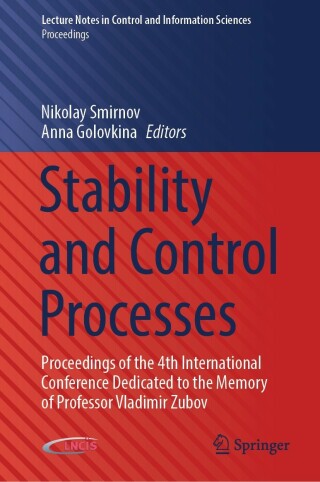 Cover image: Stability and Control Processes 9783030879655