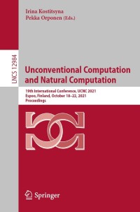 Titelbild: Unconventional Computation and Natural Computation 9783030879921