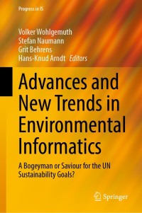 صورة الغلاف: Advances and New Trends in Environmental Informatics 9783030880620