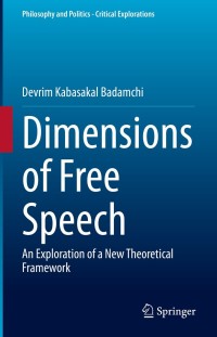 Titelbild: Dimensions of Free Speech 9783030883188