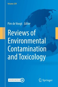 Cover image: Reviews of Environmental Contamination and Toxicology Volume 259 9783030883416
