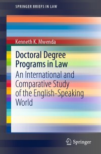 Cover image: Doctoral Degree Programs in Law 9783030884208