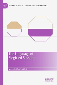 Imagen de portada: The Language of Siegfried Sassoon 9783030884680