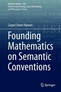 Cover image: Founding Mathematics on Semantic Conventions 9783030885335