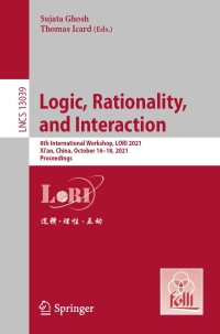 Cover image: Logic, Rationality,  and Interaction 9783030887070