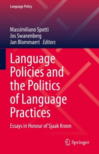 Titelbild: Language Policies and the Politics of Language Practices 9783030887223