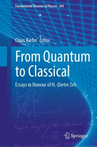 Cover image: From Quantum to Classical 9783030887803