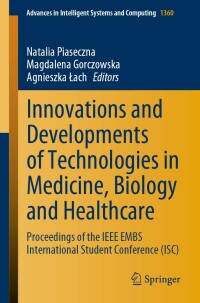 Cover image: Innovations and Developments of Technologies in Medicine, Biology and Healthcare 9783030889753