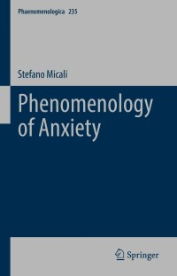 Titelbild: Phenomenology of Anxiety 9783030890179