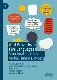 Imagen de portada: Anti-Proverbs in Five Languages 9783030890612