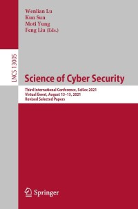 表紙画像: Science of Cyber Security 9783030891367