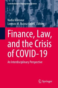 Omslagafbeelding: Finance, Law, and the Crisis of COVID-19 9783030894153