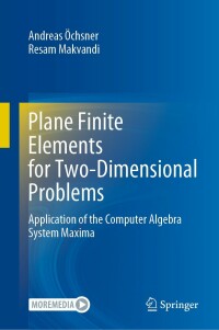 Cover image: Plane Finite Elements for Two-Dimensional Problems 9783030895495