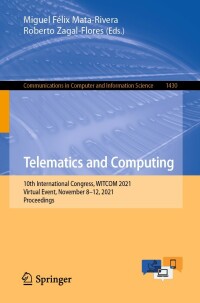 Cover image: Telematics and Computing 9783030895853