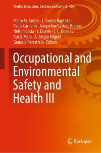Cover image: Occupational and Environmental Safety and Health III 9783030896164