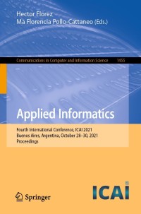 Cover image: Applied Informatics 9783030896539