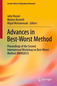 Cover image: Advances in Best-Worst Method 9783030897949