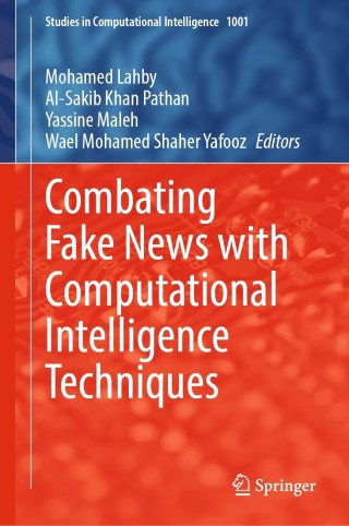 Cover image: Combating Fake News with Computational Intelligence Techniques 9783030900861