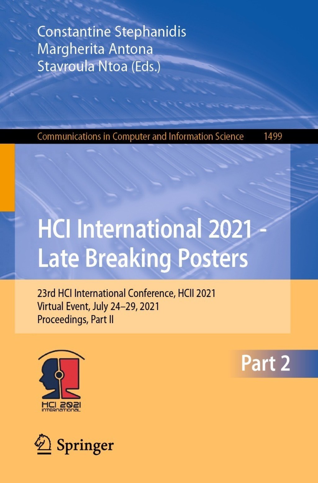 HCI International 2021 – Late Breaking Posters 23rd HCI International Conference, HCII 2021,  Virtual Event, July 24–29, 2021, Proceedings, Part II
