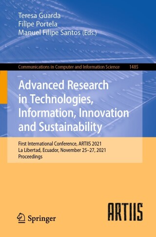 Cover image: Advanced Research in Technologies, Information, Innovation and Sustainability 9783030902407