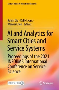Imagen de portada: AI and Analytics for Smart Cities and Service Systems 9783030902742