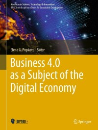 Cover image: Business 4.0 as a Subject of the Digital Economy 9783030903237