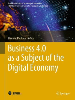 Imagen de portada: Business 4.0 as a Subject of the Digital Economy 9783030903237