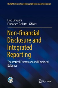 Cover image: Non-financial Disclosure and Integrated Reporting 9783030903541