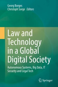Omslagafbeelding: Law and Technology in a Global Digital Society 9783030905125