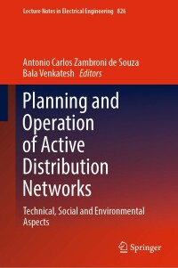 Imagen de portada: Planning and Operation of Active Distribution Networks 9783030908119