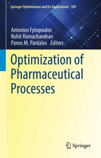 Titelbild: Optimization of Pharmaceutical Processes 9783030909239