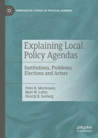 Imagen de portada: Explaining Local Policy Agendas 9783030909314