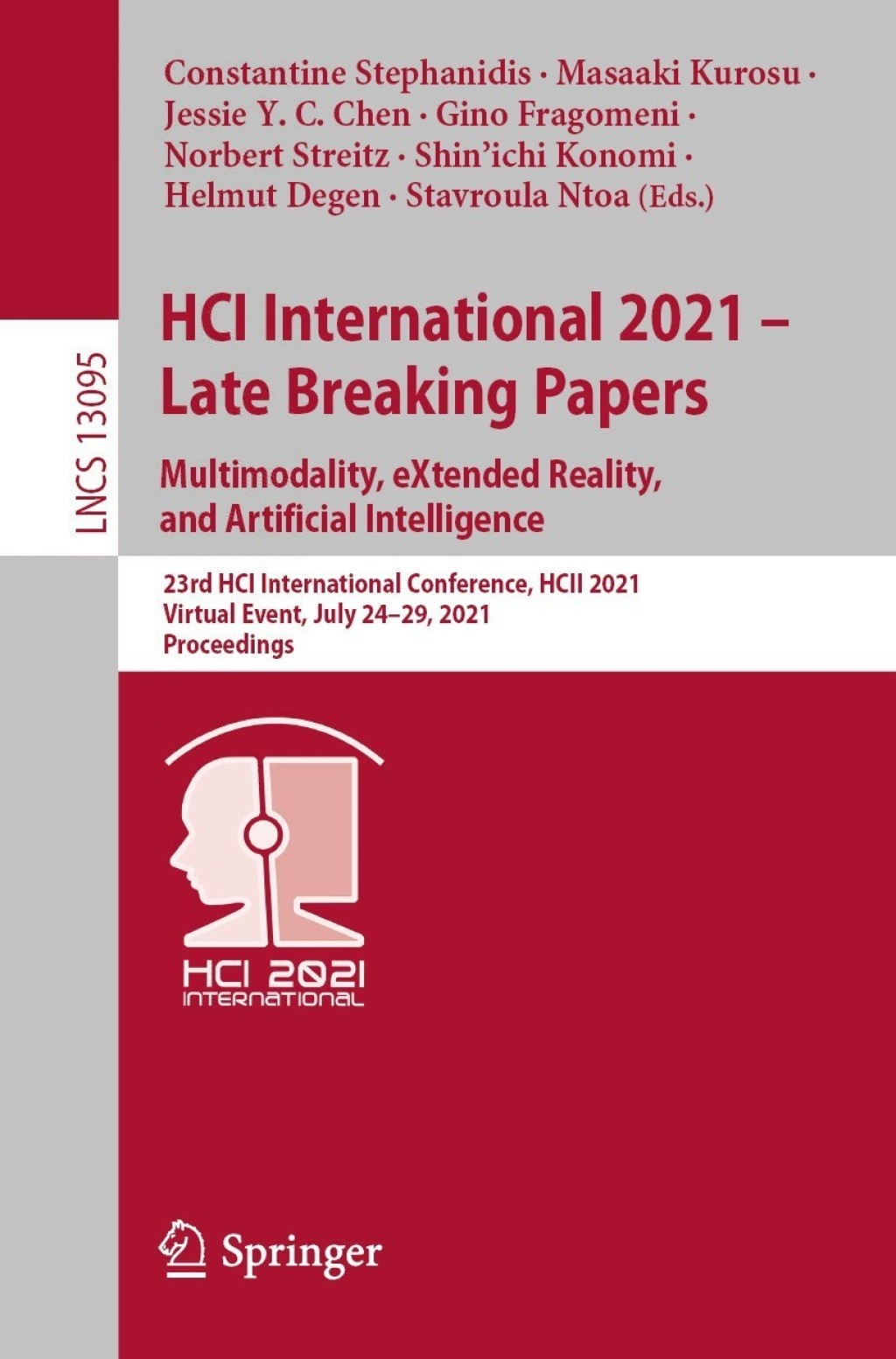 ISBN 9783030909628 product image for HCI International 2021 - Late Breaking Papers: Multimodality  eXtended Reality   | upcitemdb.com