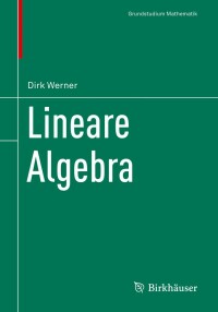 Imagen de portada: Lineare Algebra 9783030911065
