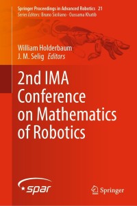 Imagen de portada: 2nd IMA Conference on Mathematics of Robotics 9783030913519