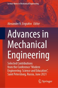 Cover image: Advances in Mechanical Engineering 9783030915520