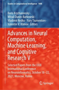 Imagen de portada: Advances in Neural Computation, Machine Learning, and Cognitive Research V 9783030915803