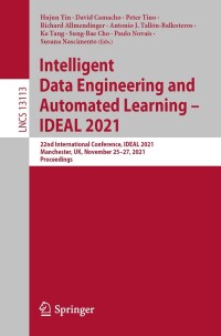 Imagen de portada: Intelligent Data Engineering and Automated Learning – IDEAL 2021 9783030916077