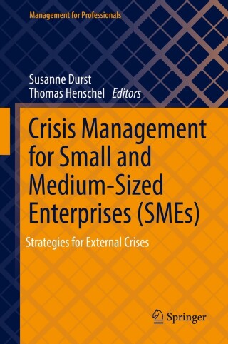 Cover image: Crisis Management for Small and Medium-Sized Enterprises (SMEs) 9783030917265