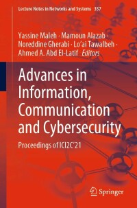 Imagen de portada: Advances in Information, Communication and Cybersecurity 9783030917371